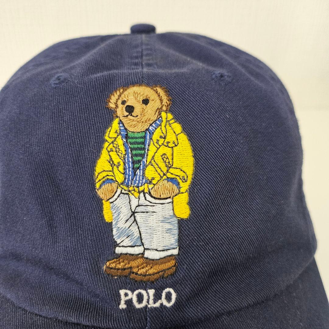 ラルフローレン　ポロベアー　キャップ　ネイビー
