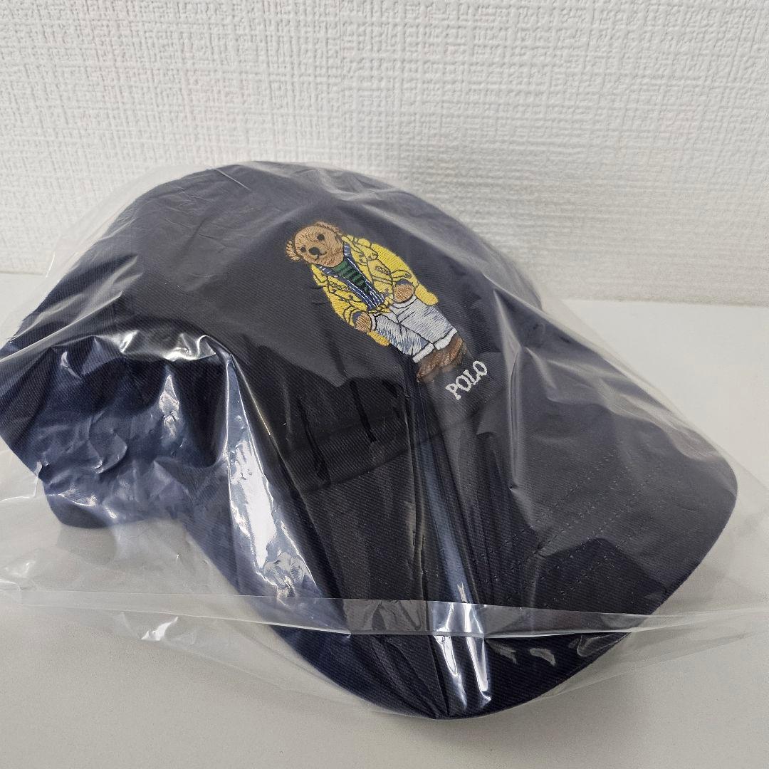 ラルフローレン　ポロベアー　キャップ　ネイビー