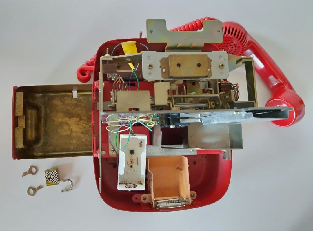 昭和レトロ 電電公社 赤電話貯金箱