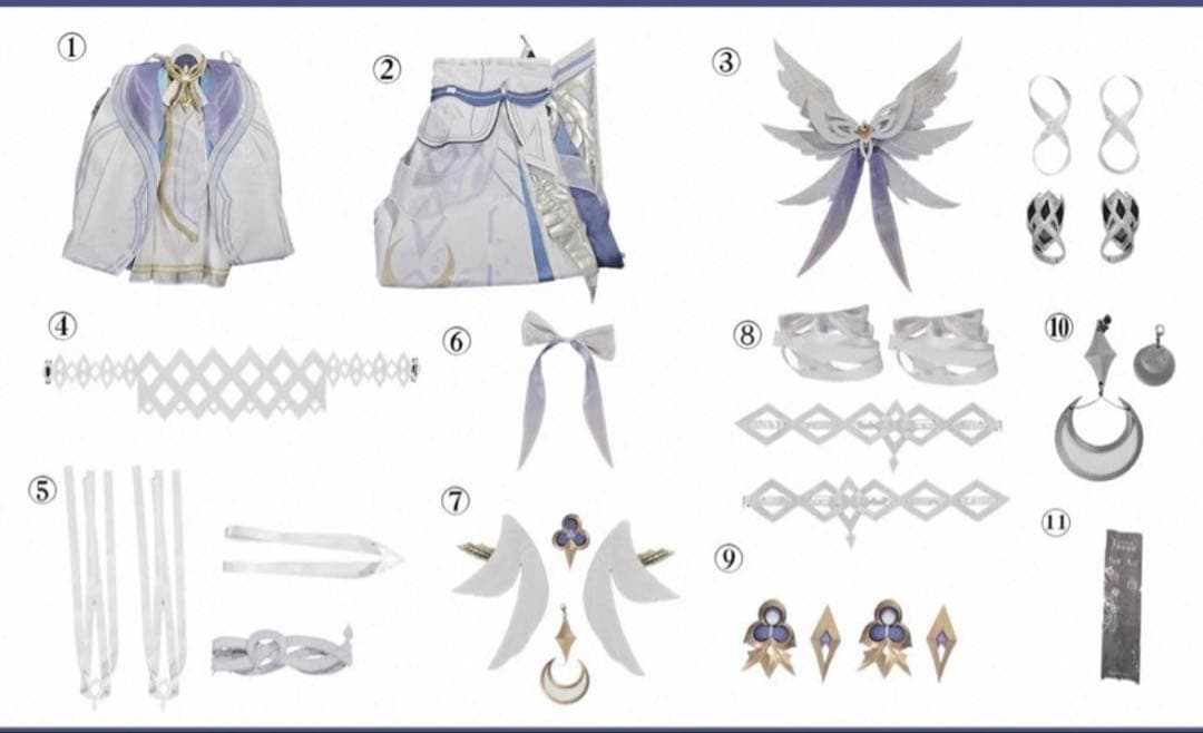 原神 コロンビーナ コスプレ衣装 Lサイズ