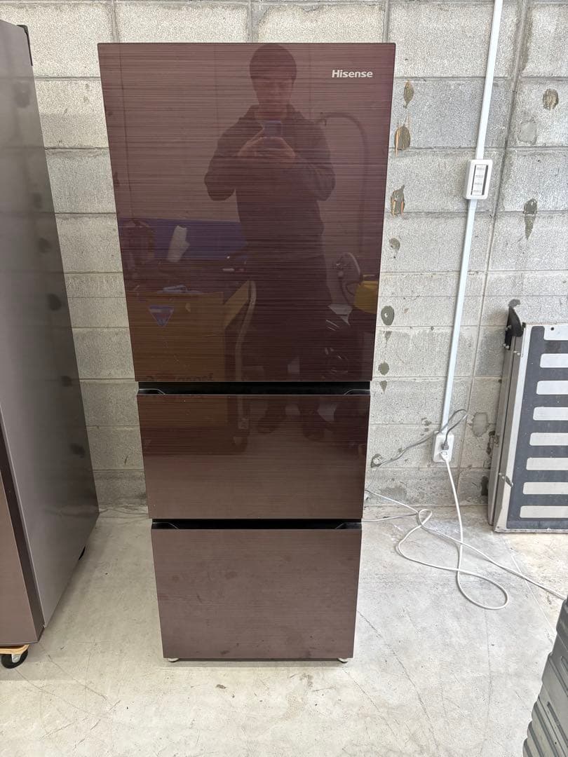 Hisense 2022年 282L 3ドア冷蔵庫