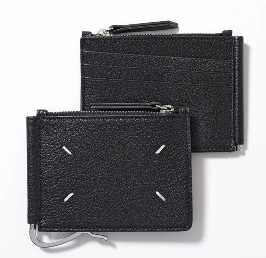 [美品 ✨]値下げ中Maison Margielaブラック マネークリップ 財布
