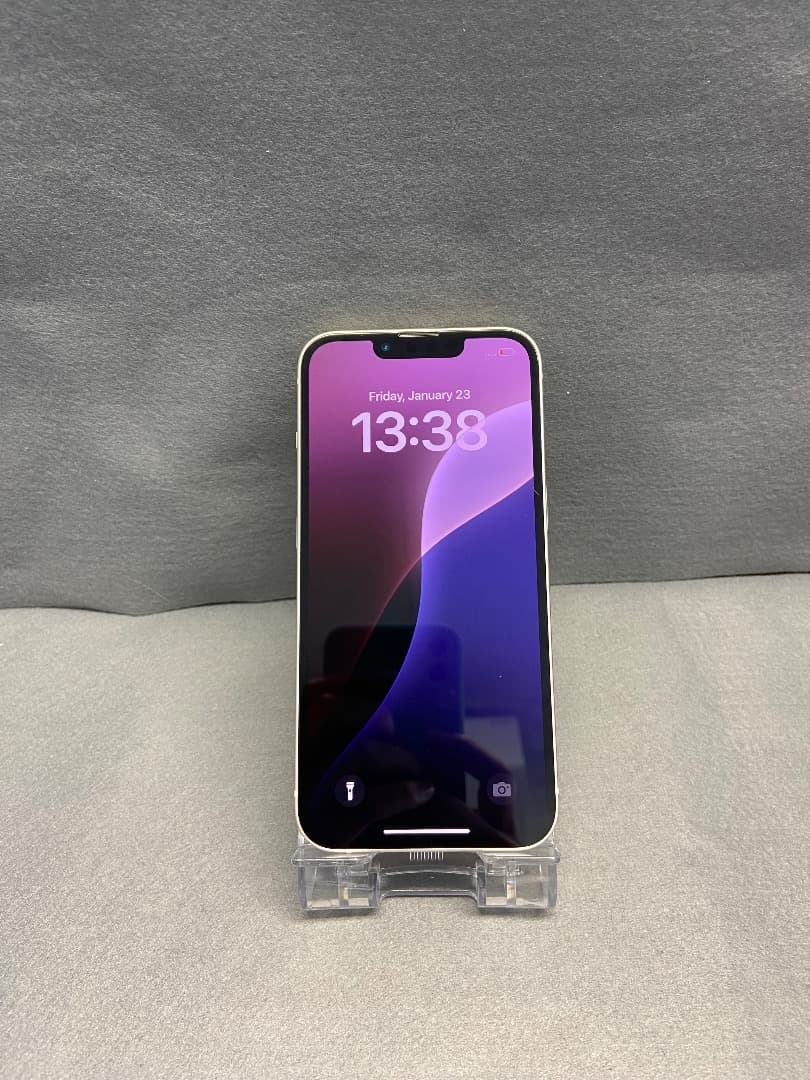 超美品 国内版 SIMフリー iPhone13 128GB スターライト色