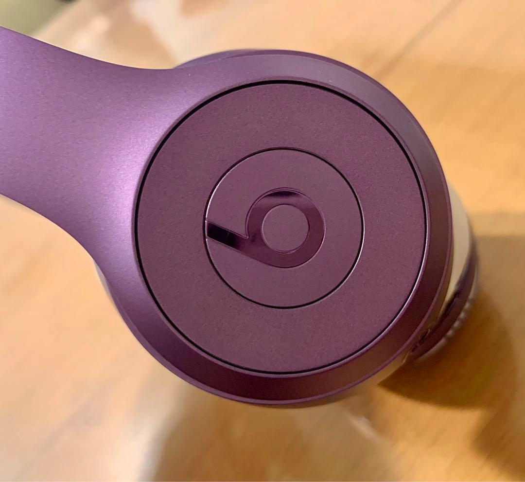 【美品\限定モデル！】beats solo 3ワイヤレス ヘッドホン　パープル