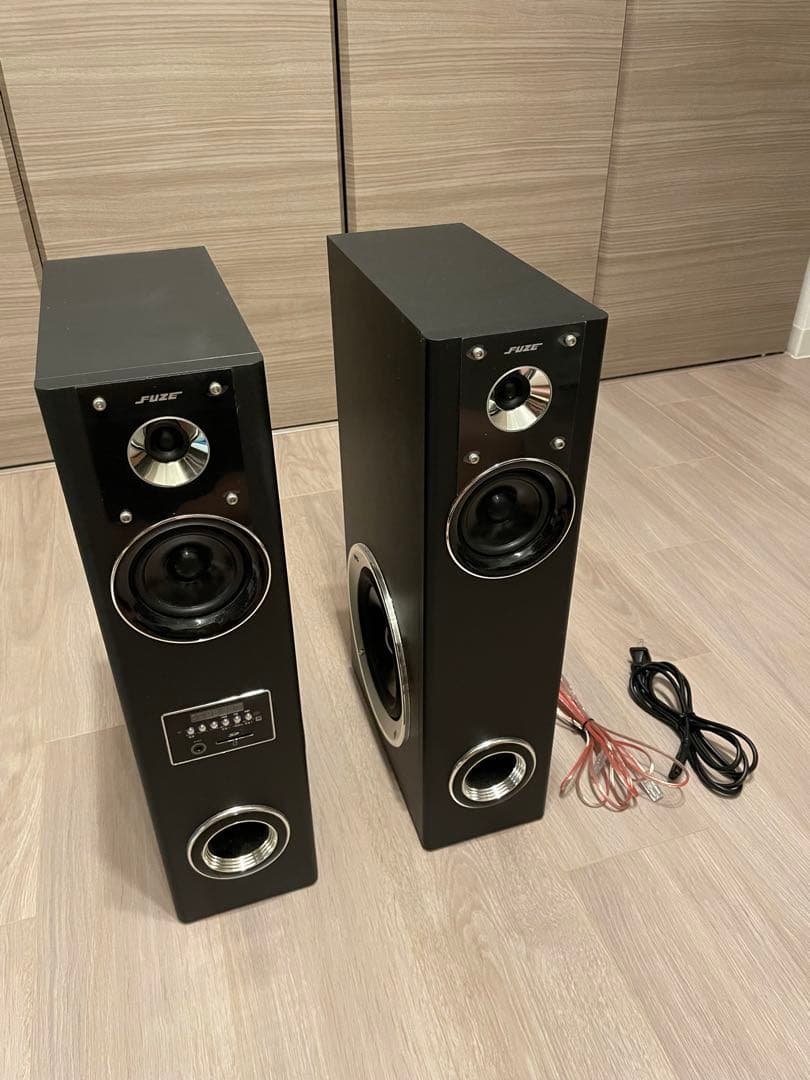 fuze アンプ内蔵 デュアルウーファータワースピーカー TSX235BT