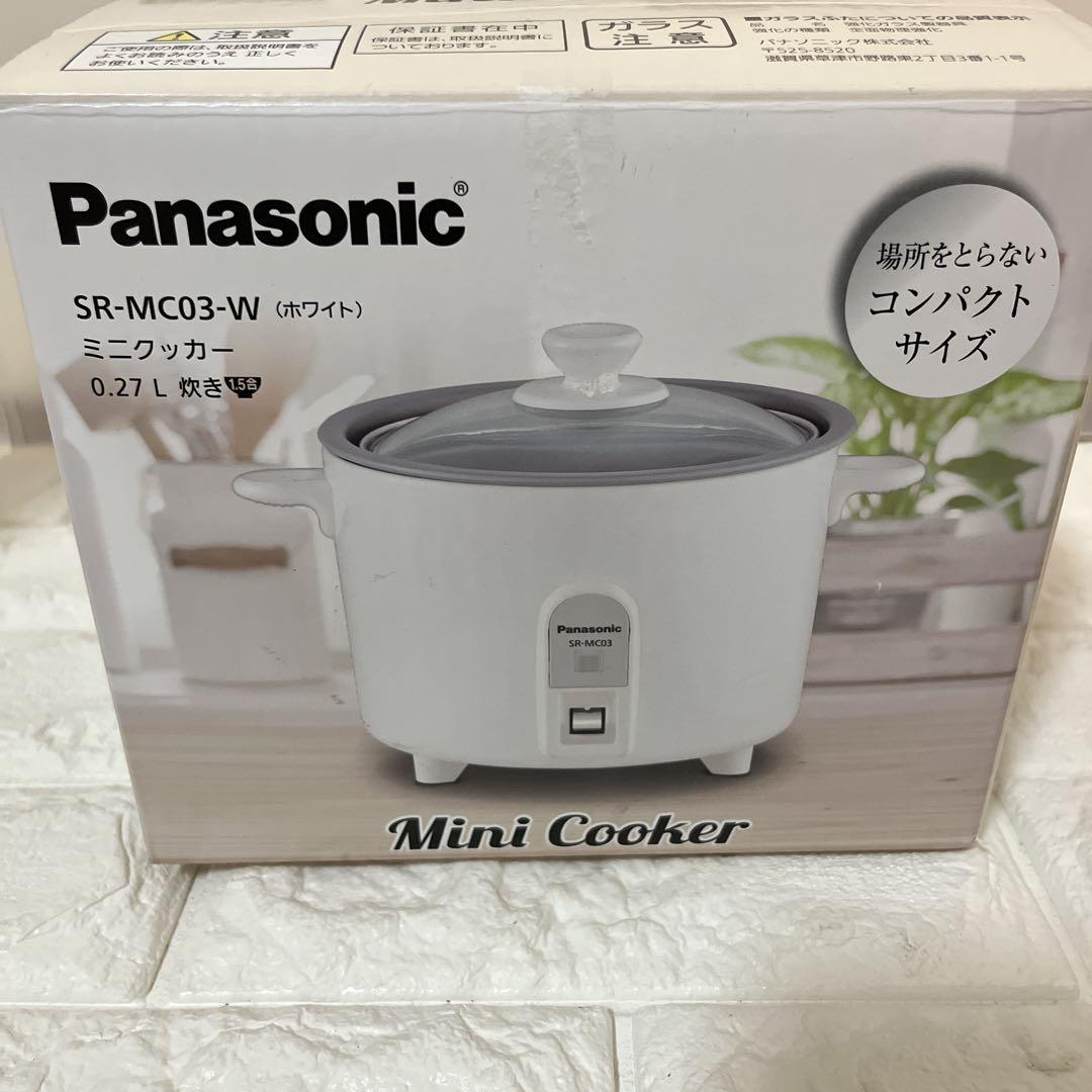 Panasonic 炊飯器 SR-MC03 ホワイト