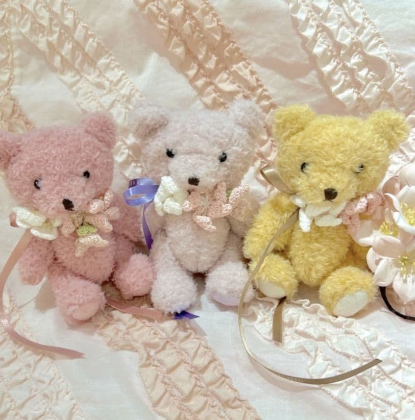 ピンクハウス♡クマコサージュ♡