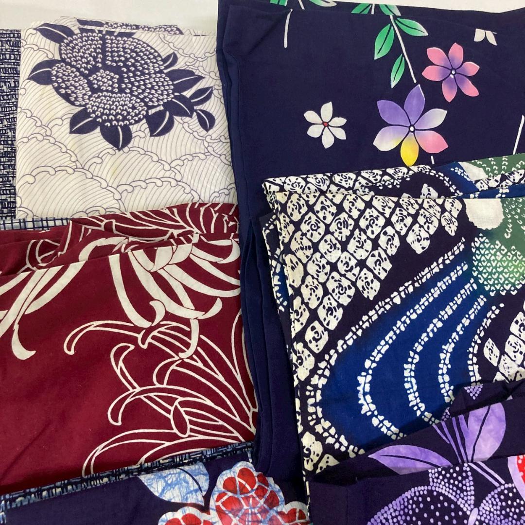 OWL65 浴衣 27枚 (内 有松鳴海3枚) 着物まとめ売り 夏用 着用