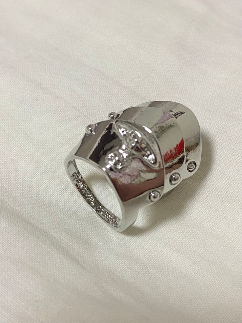 新品　Vivienne Westwood アーマーリング シルバー L モチーフ