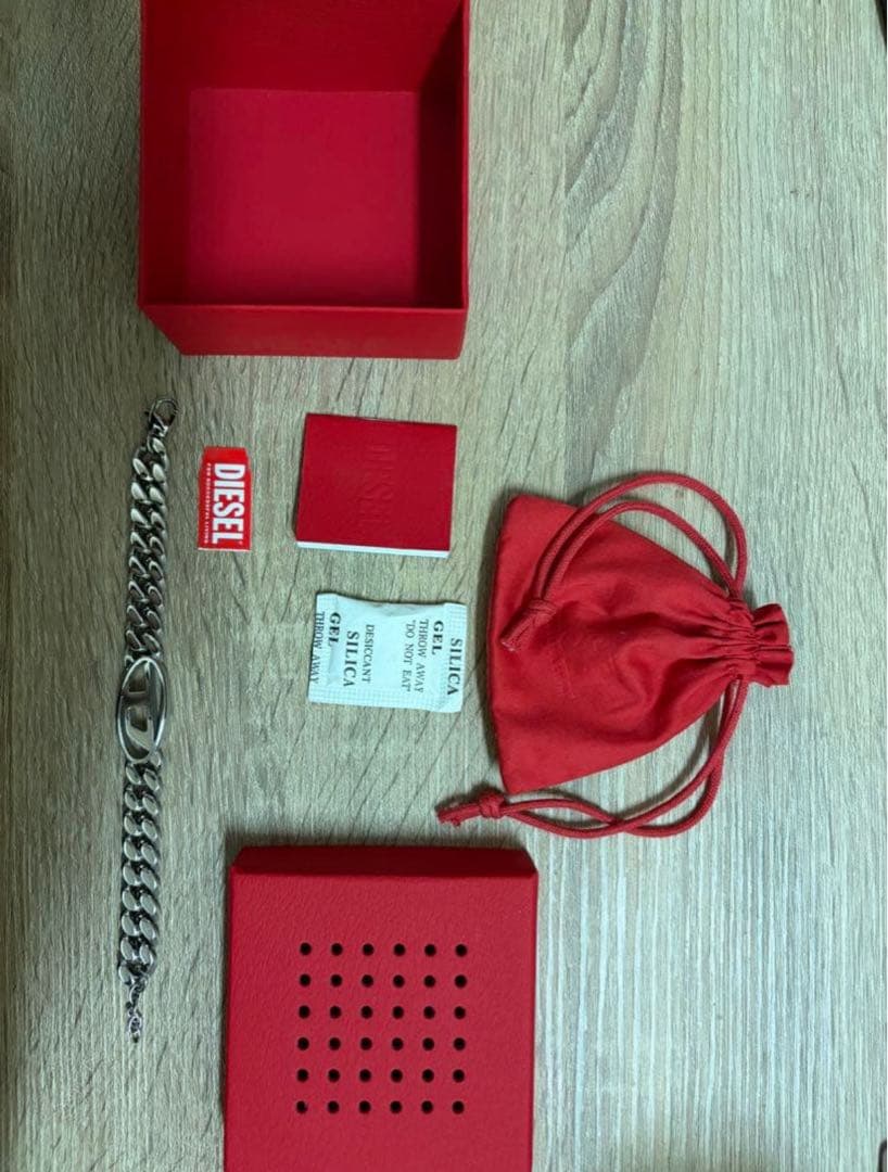 DIESEL ディーゼル ブレスレット シルバー