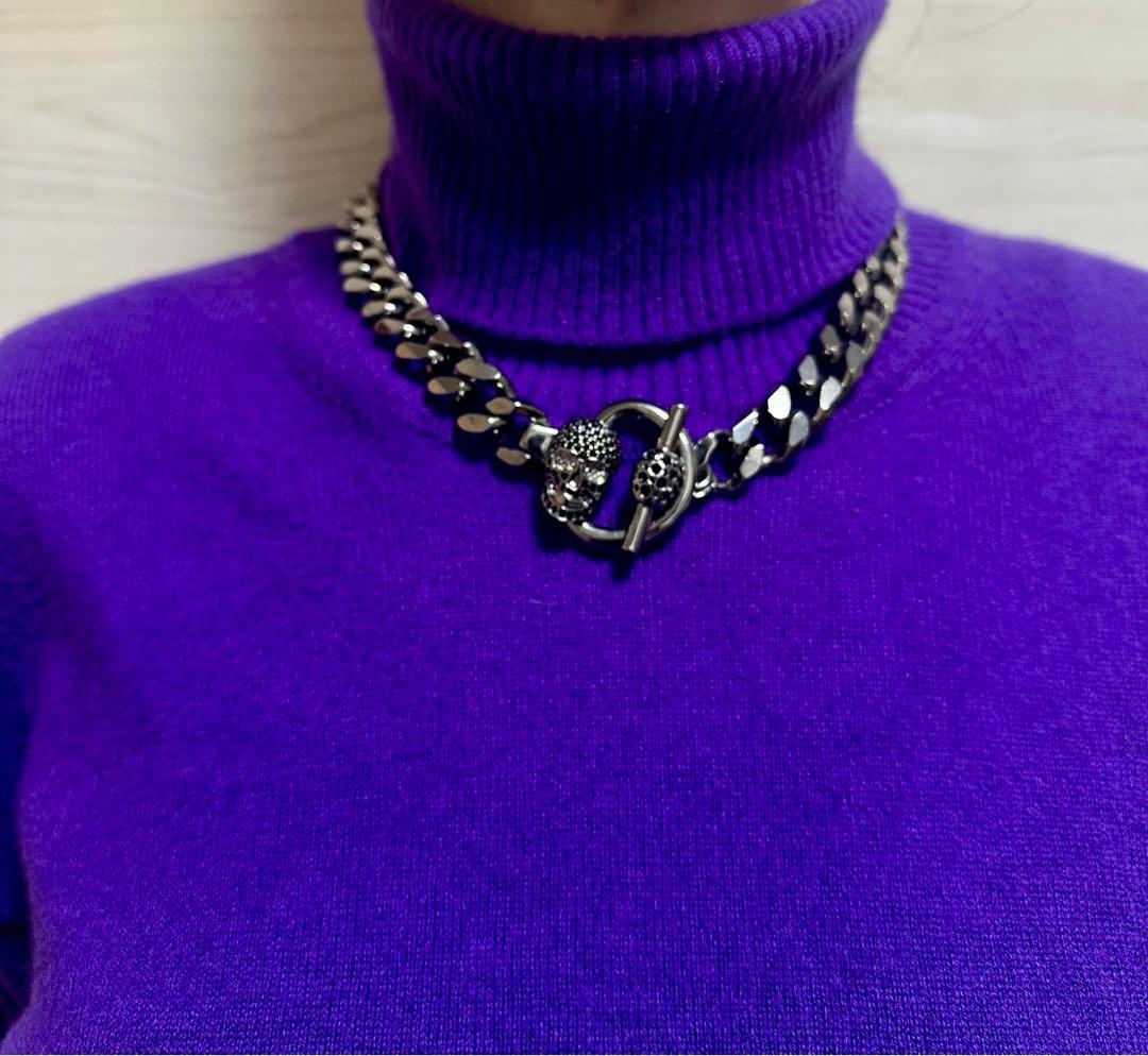 Philipp Plein スカル チェーンネックレス ユニセックス