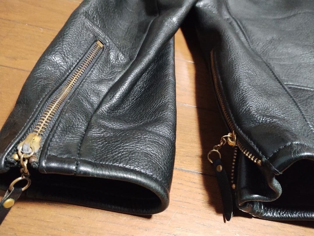 BEAMS PLUS 牛革シングルライダース L　USA製