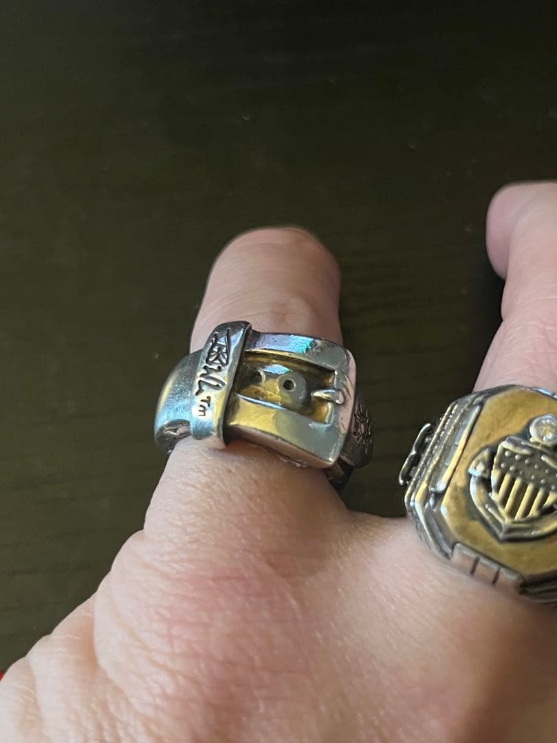 80s90s ビルウォールレザー　正規品　シルバー925製　リング