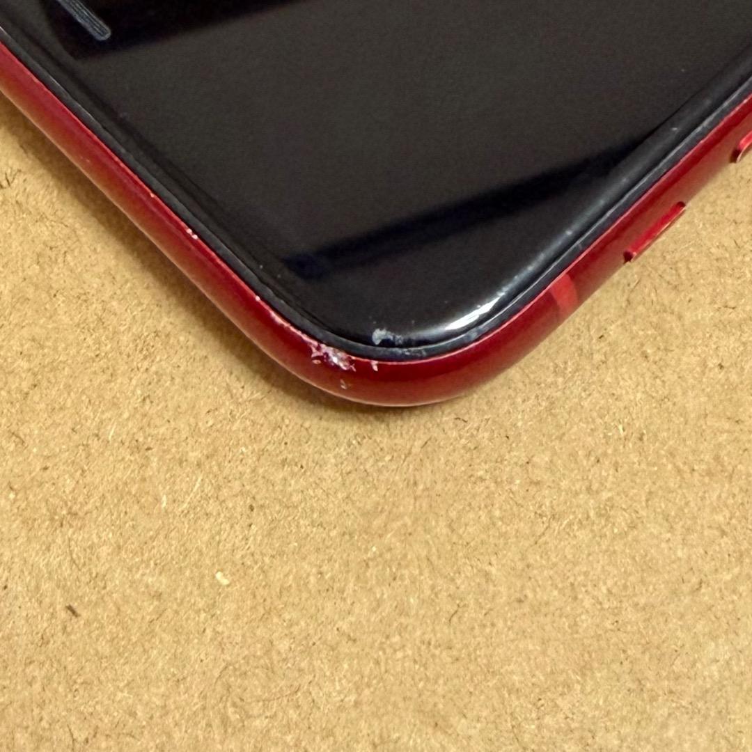 【ジャンク品】iPhoneXR 128GB レッド SIMフリー