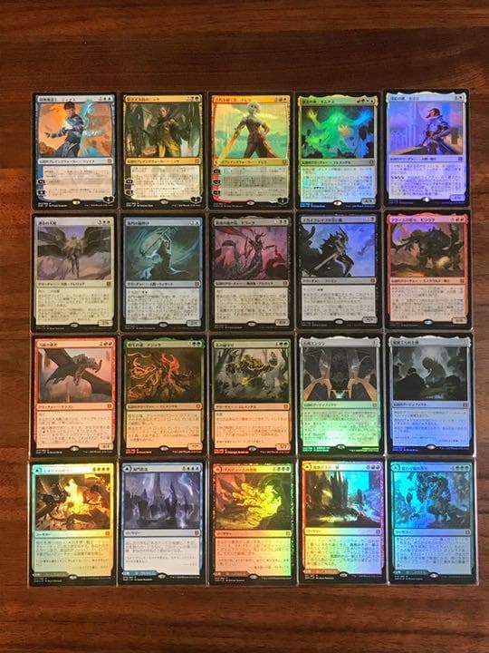 ゼンディカーの夜明け　日本語版FOILフルコンプリートセット