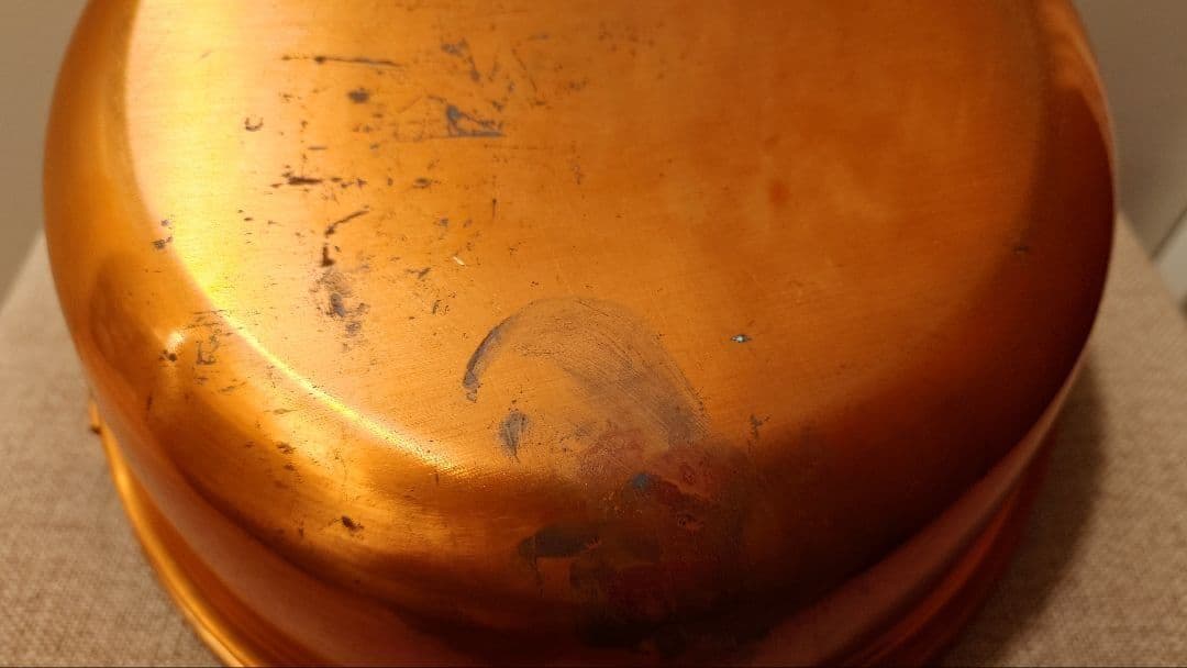 純銅製 銅鍋 山菜鍋 30型 送料込み