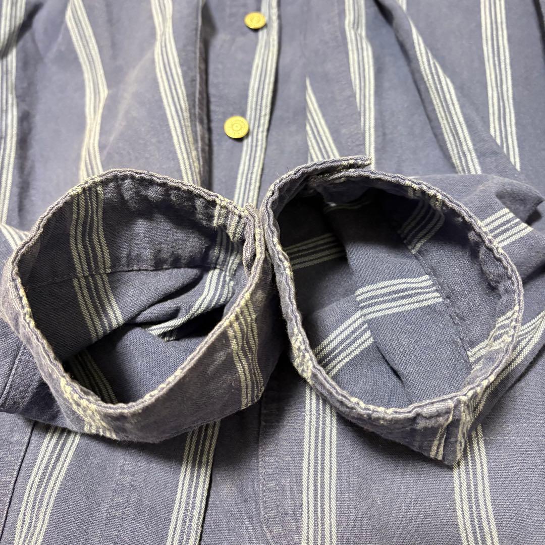 90's ポロラルフローレンUSA製デニムハンティングジャケット コーデュロイ襟