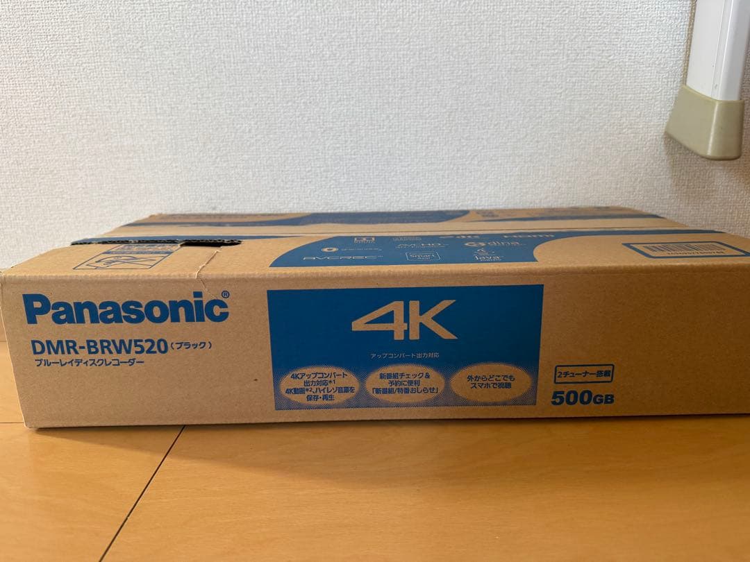 sochan Panasonic 500GB 4Kブルーレイレコーダー