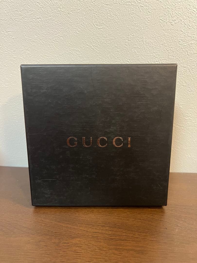 GUCCI GGロゴ　 グッチ　ベルト　ダークグリーン　箱付き
