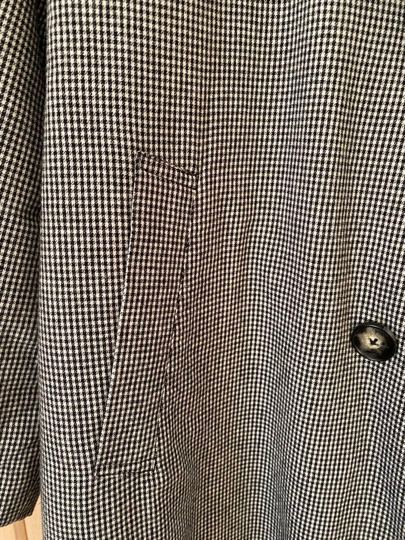 el：ment ×山本祐布子　中わた入りジャケットコート ギンガムチェック