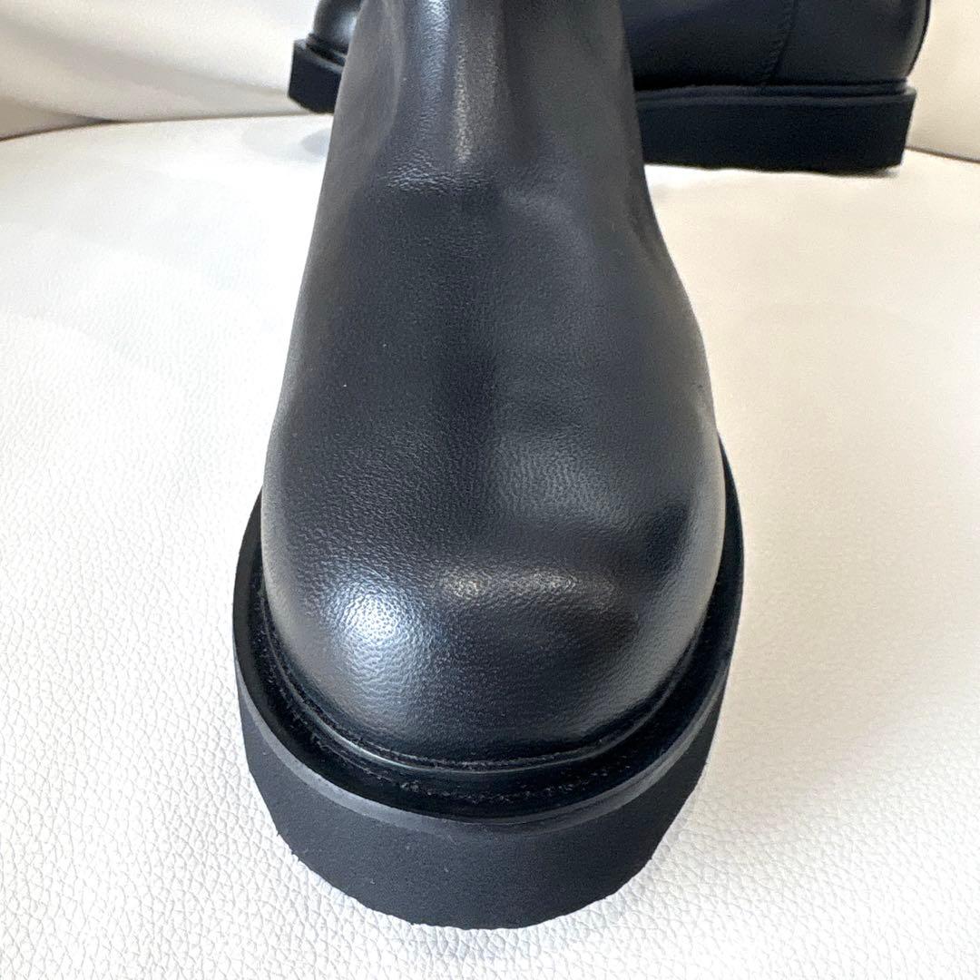 CAMINANDO ライディング ロングブーツ　ブラック　本革 サイズ7
