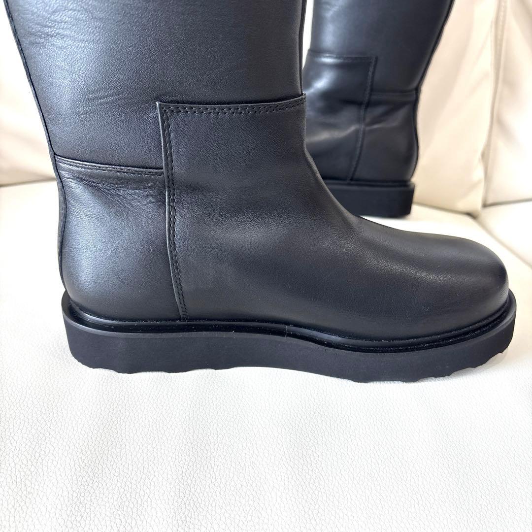 CAMINANDO ライディング ロングブーツ　ブラック　本革 サイズ7