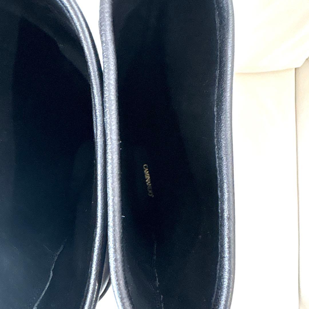 CAMINANDO ライディング ロングブーツ　ブラック　本革 サイズ7