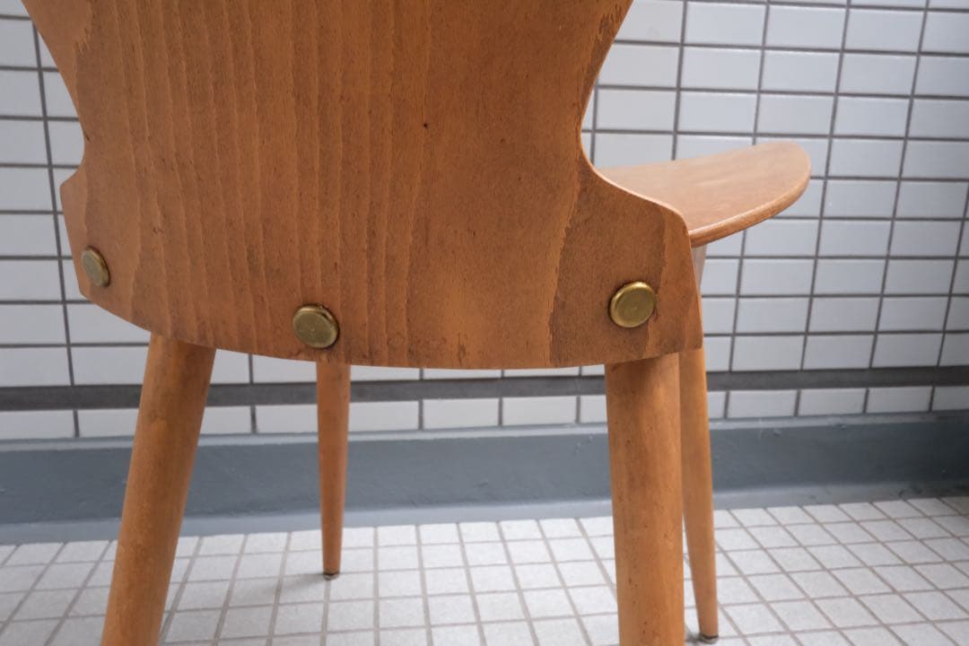 【週末限定価格】フランスアンティーク　BAUMANN　レストラン　ウッドチェア