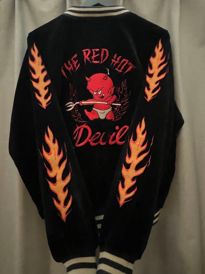 【希少】JUNGLE STORM/THE RED HOT Devil/スカジャン