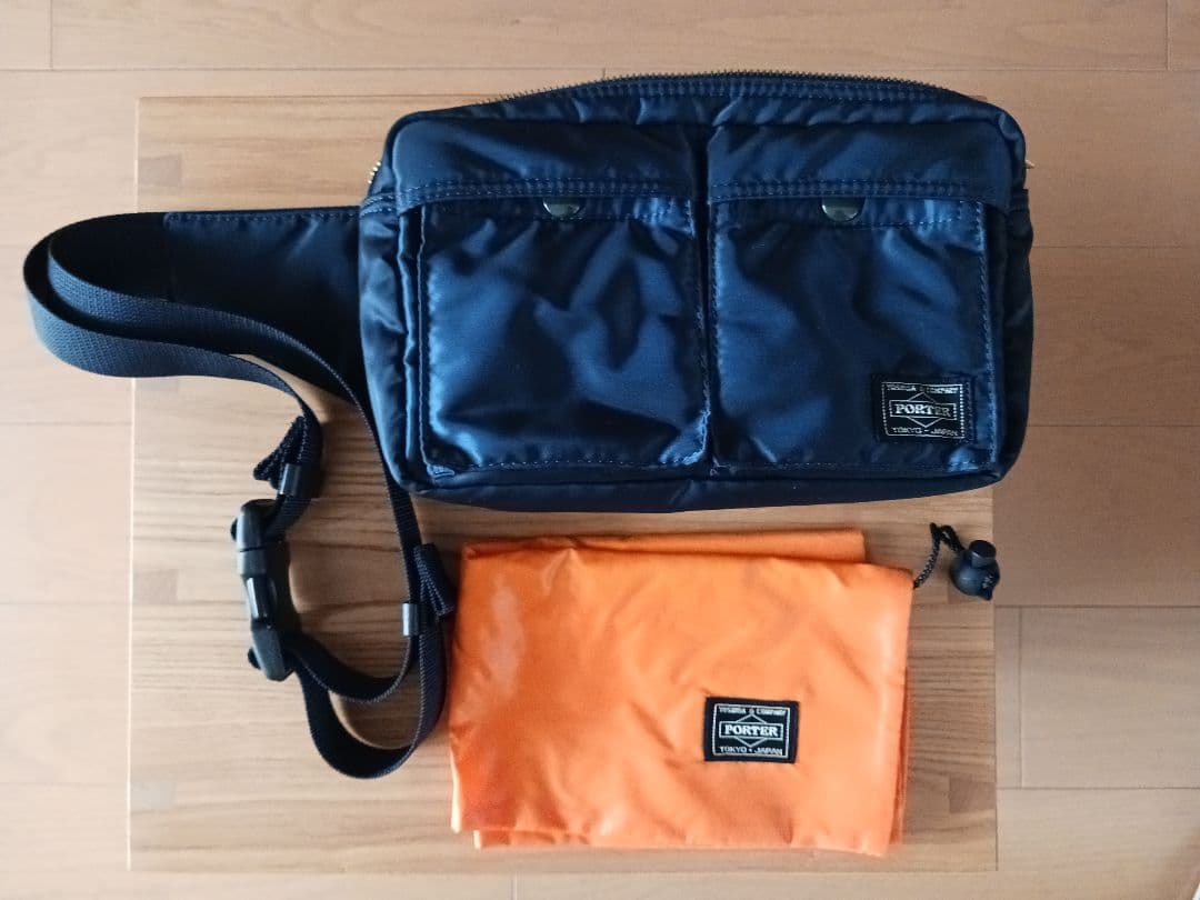 PORTER(ポーター)　 TANKER　WAIST BAG　アイアンブルー