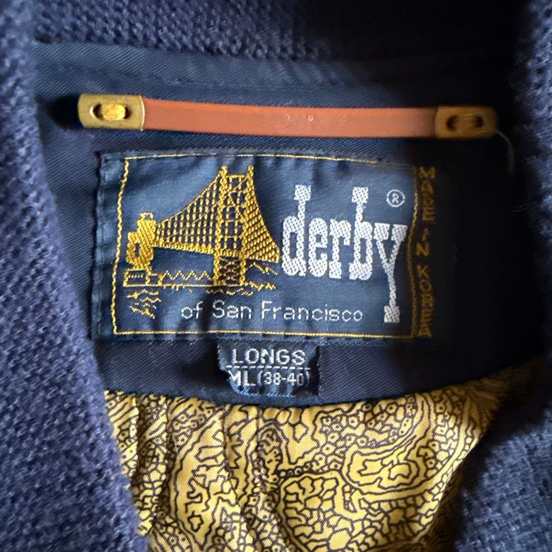 derby of sanfrancisco ダービージャケット　ネイビー