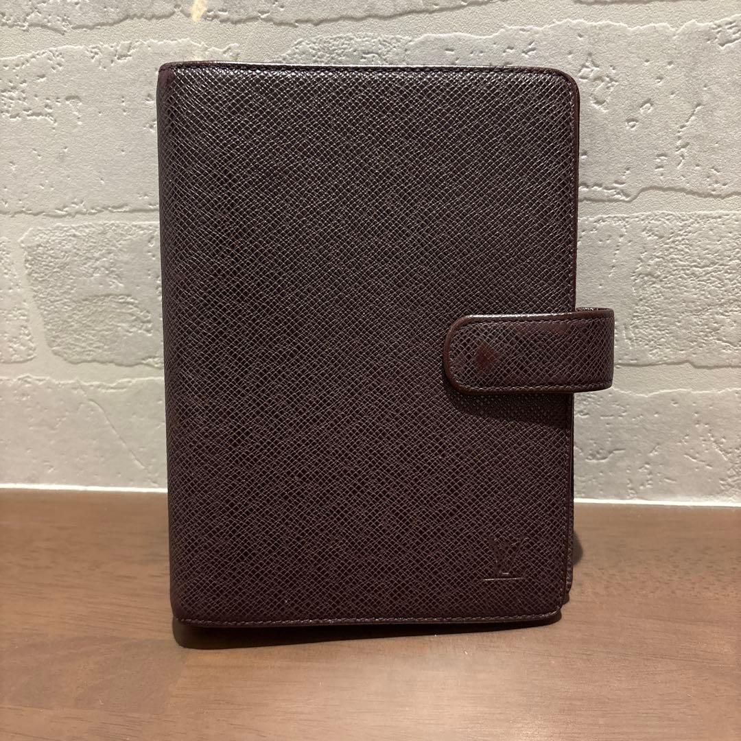 ルイヴィトン LOUIS VUITTON タイガ アジェンダMM 手帳カバー