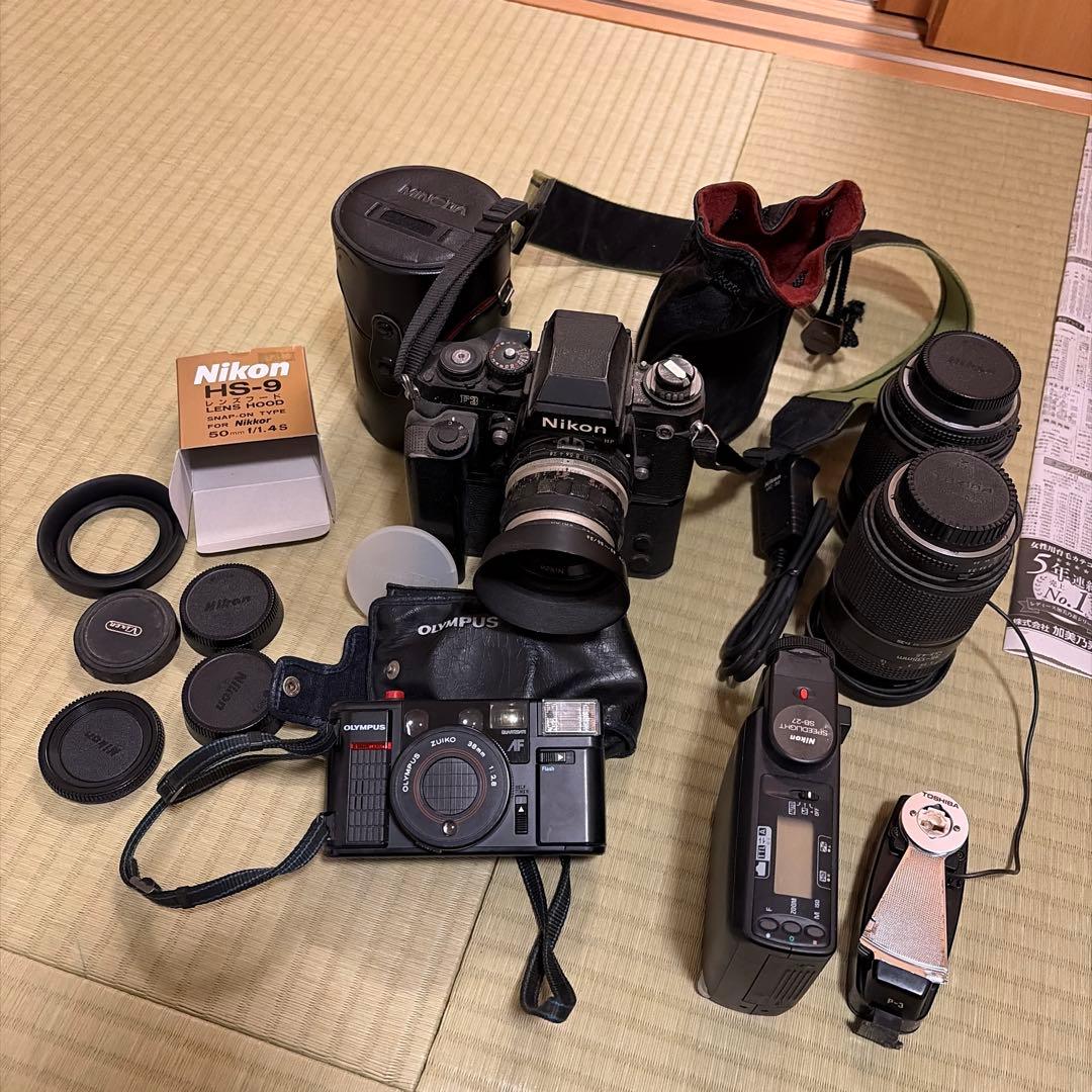 Nikon F50 & Olympus ZUIKO フィルムカメラセット　カメラ