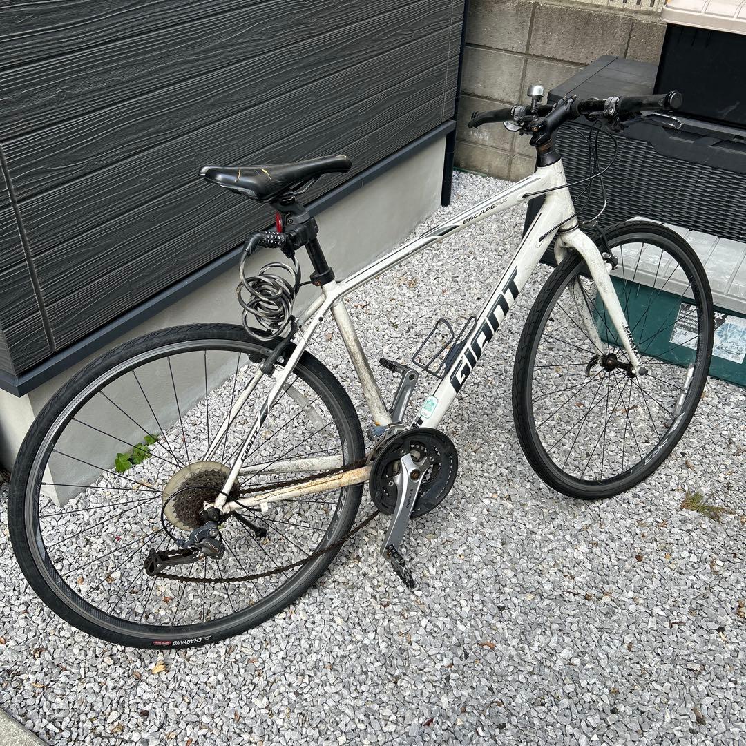 Giant エスケープrx クロスバイク ホワイト　直接引き取り限定