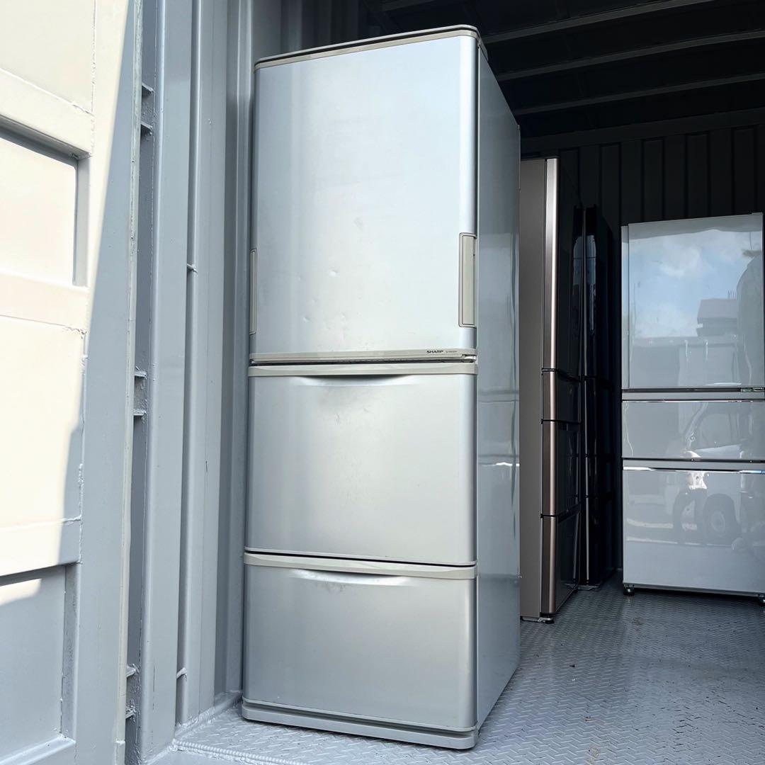 設置取付まで無料✨SHARP スタイリッシュシルバー3ドア冷蔵庫！洗濯機
