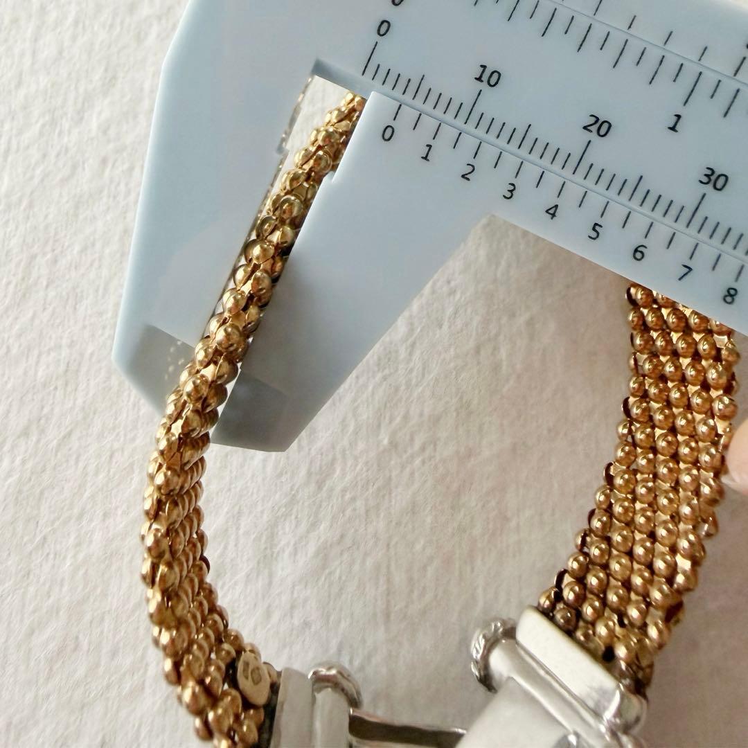 9kゴールド ポップコーンブレスレット