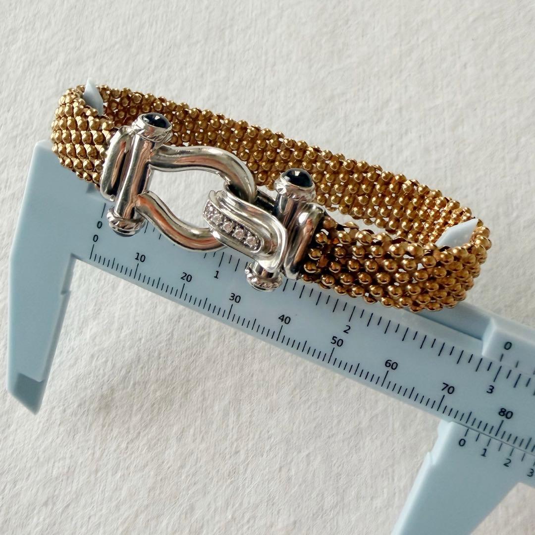 9kゴールド ポップコーンブレスレット