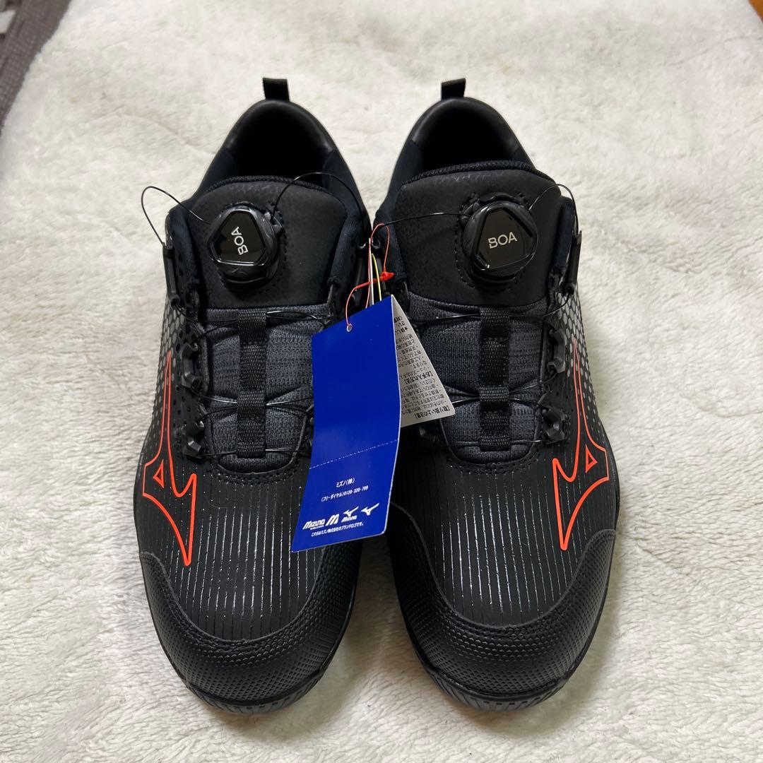 Mizuno BOA安全靴 ブラック/オレンジ
