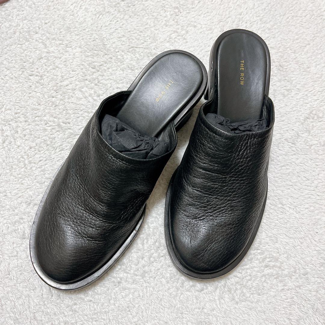 THE ROW ブラック サボ・クロッグサンダル