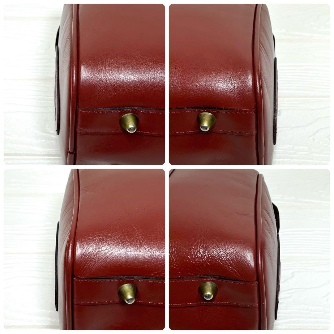 ✨極美品✨☘️Cartier☘️✨ボストンバッグ✨マストライン✨ボルドー✨南京錠✨