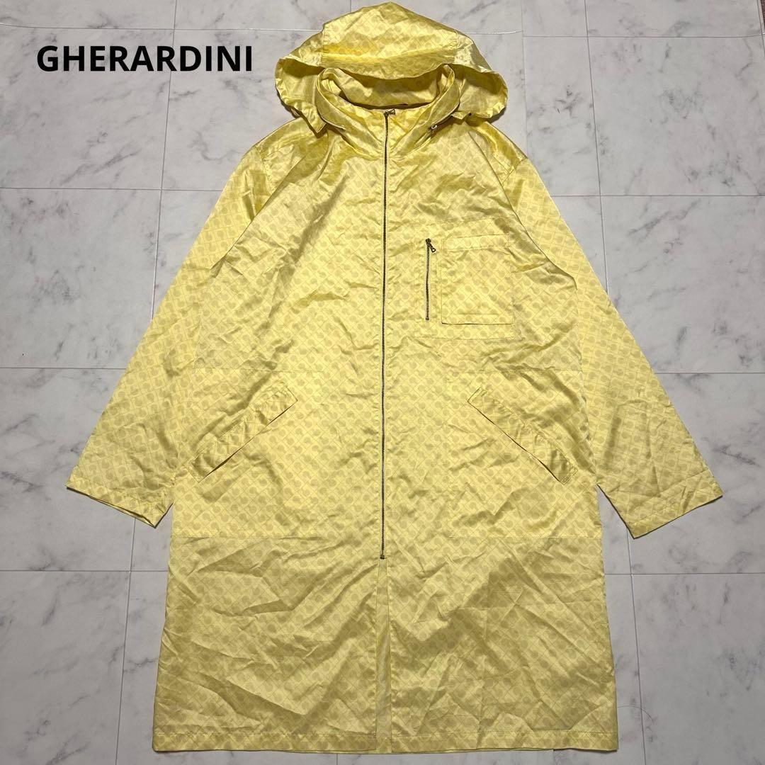 44サイズ✨ ゲラルディーニ 2way レインコート スプリングコート フード