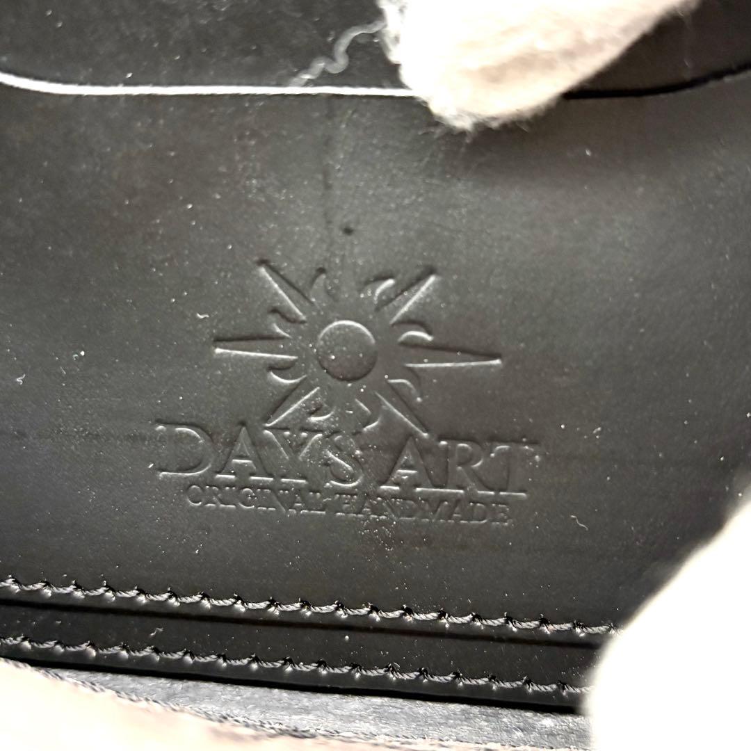 DAYS ART バイカーズウォレット レザー カービング ブラック