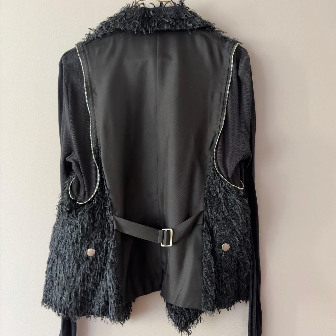 UNDERCOVER ライダース　異素材ミックス