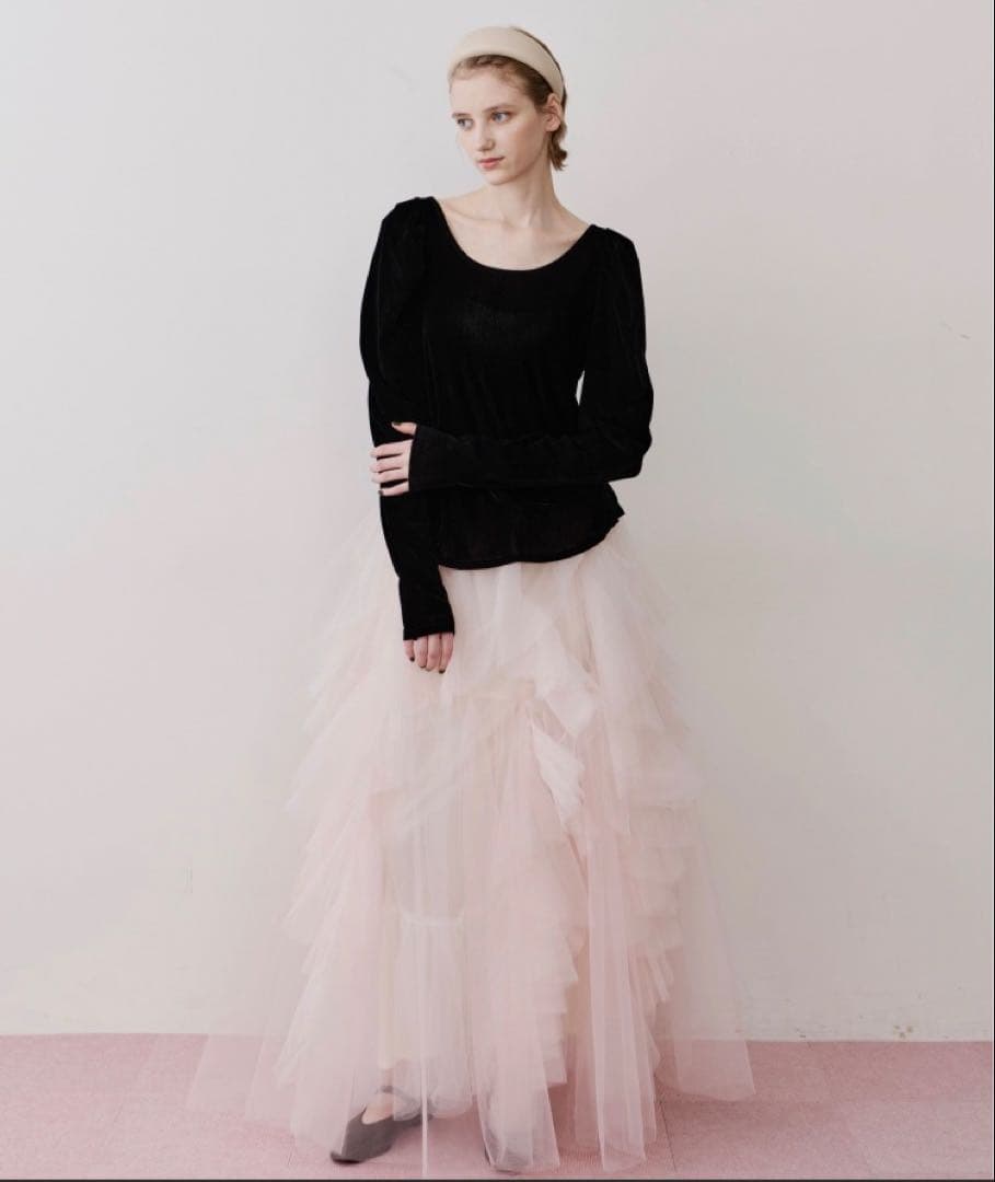 Lily ボリュームチュールスカート　ラベルエチュード