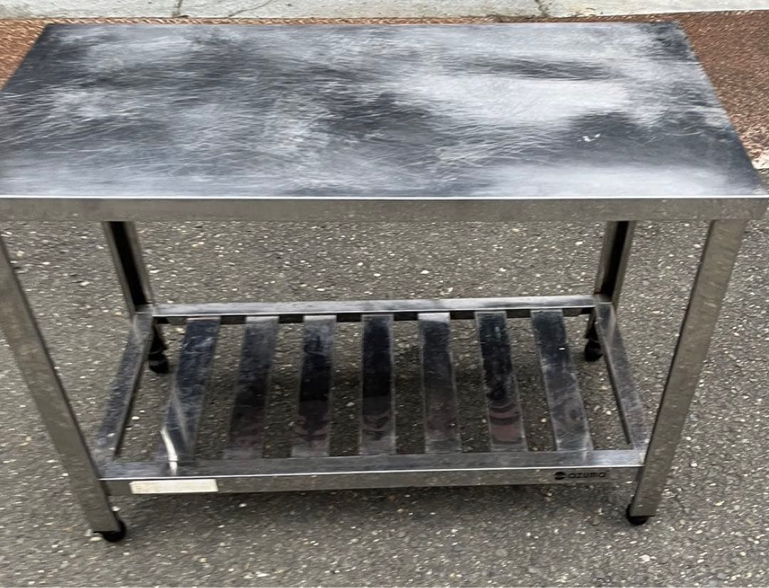 業務用 アズマ コンロ台 作業台 調理台 900×450×650 焼き台 ガス台