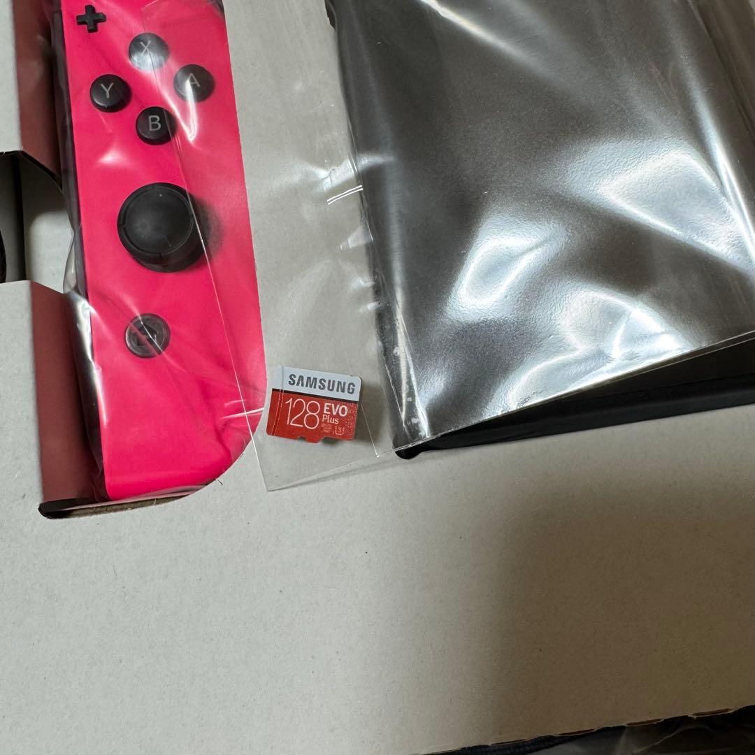 Nintendo Switch本体 +ジョイコン グリーン/ピンク SDカード付