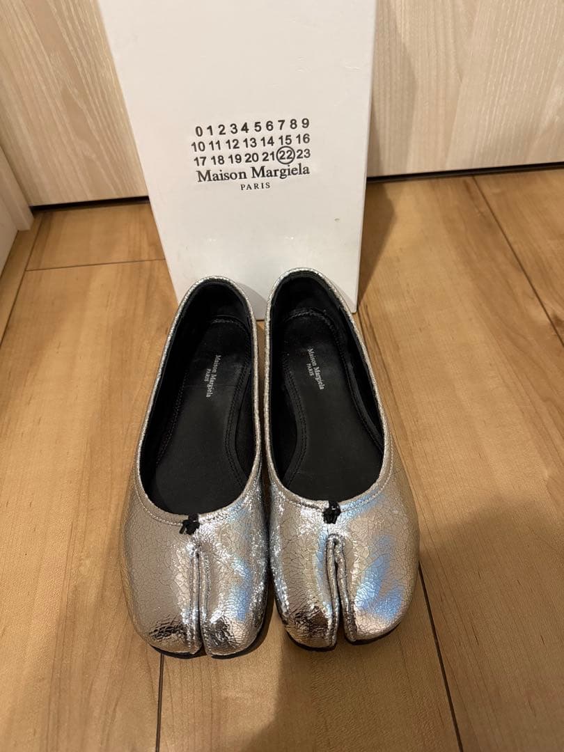 にーMaison Margiela マルジェラ 足袋バレエ 38シルバー
