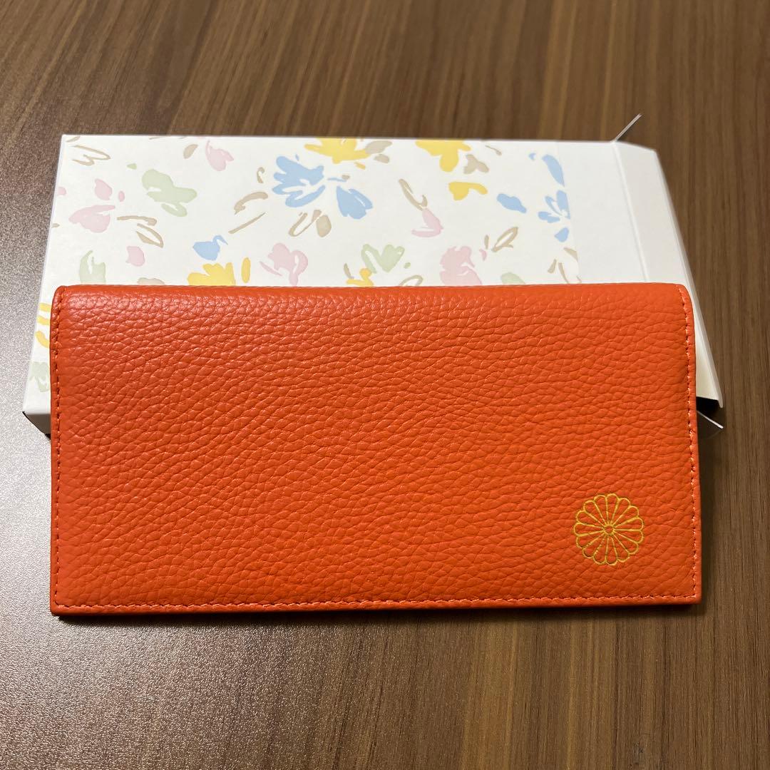 皇居財布　オレンジ
