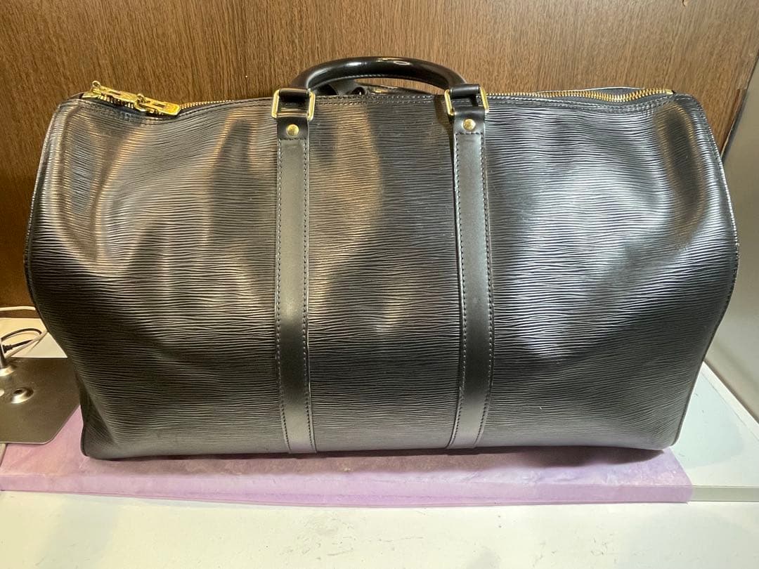 ★LOUIS VUITTON ルイヴィトン エピ キーポル50 ボストンバッグ