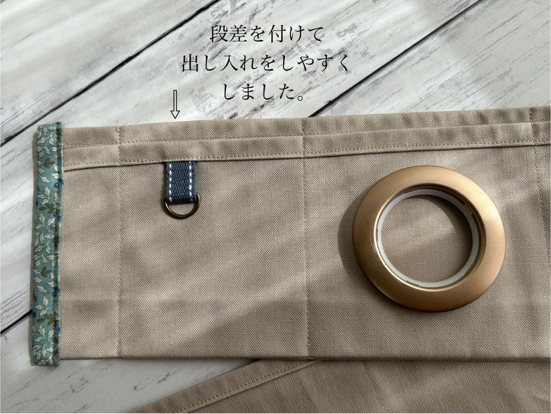 【863】ミナペルホネン　タンバリン　トートバッグ　ポケットインバッグ付き